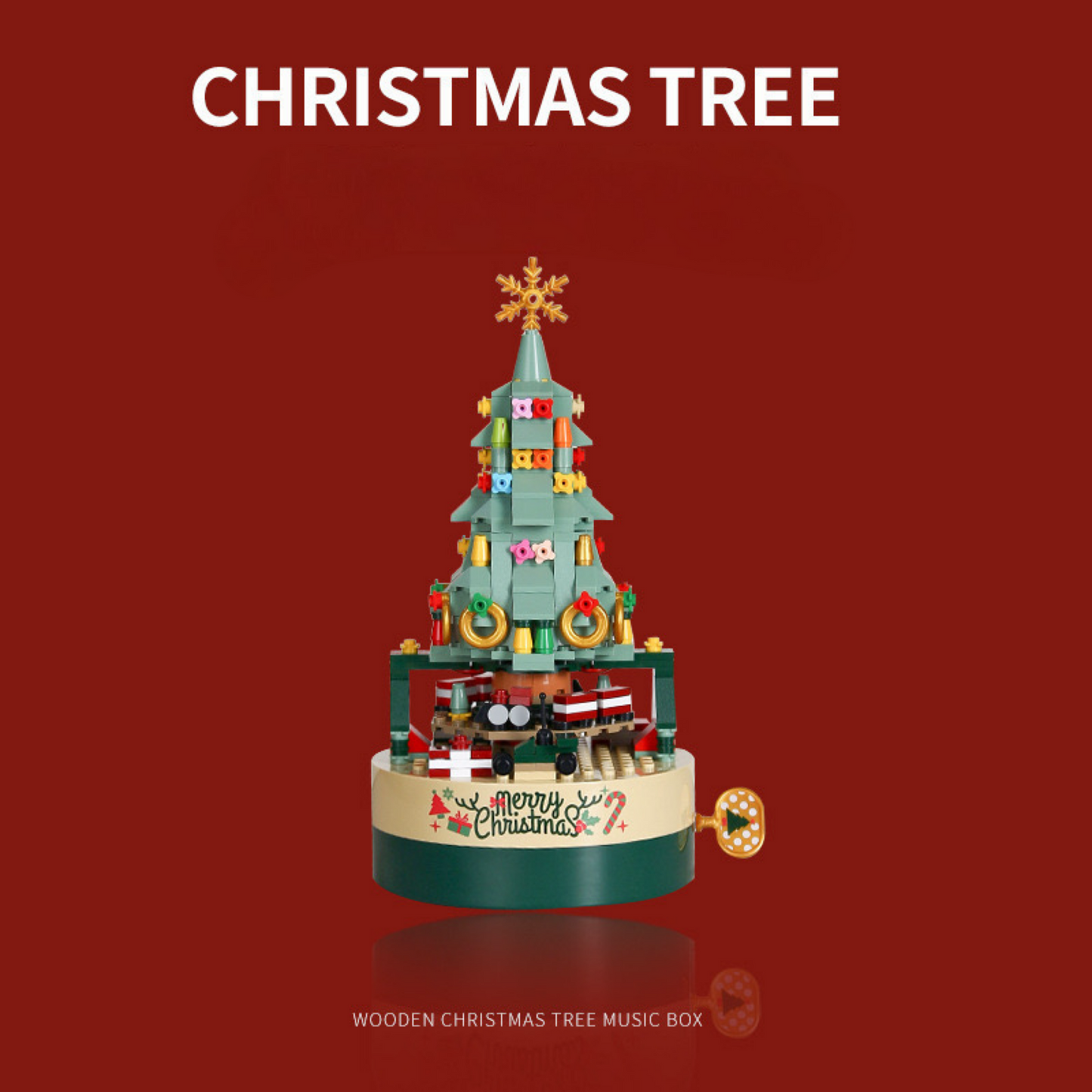 Christmas Tree Rotating Music Box