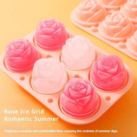 Rose ice molds