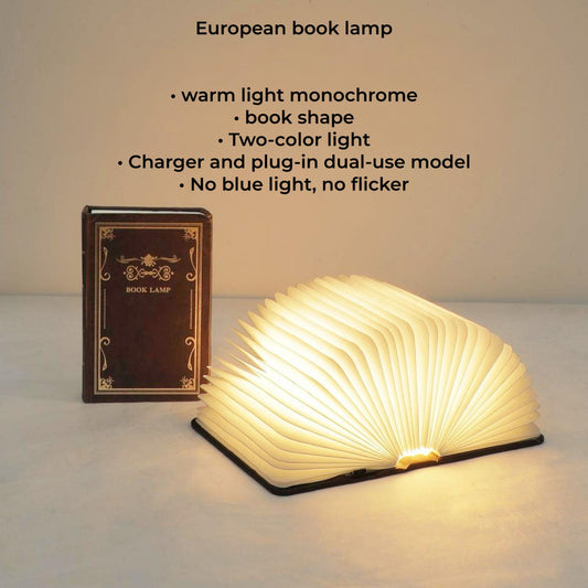 European Book Lamp