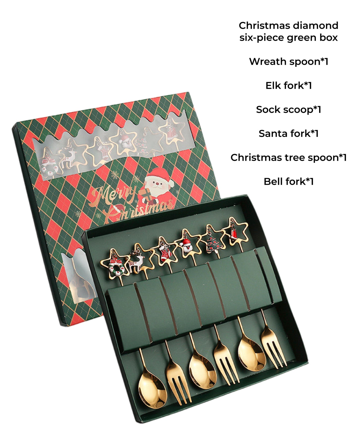 Christmas Cutlery Stainless Steel Set Category A