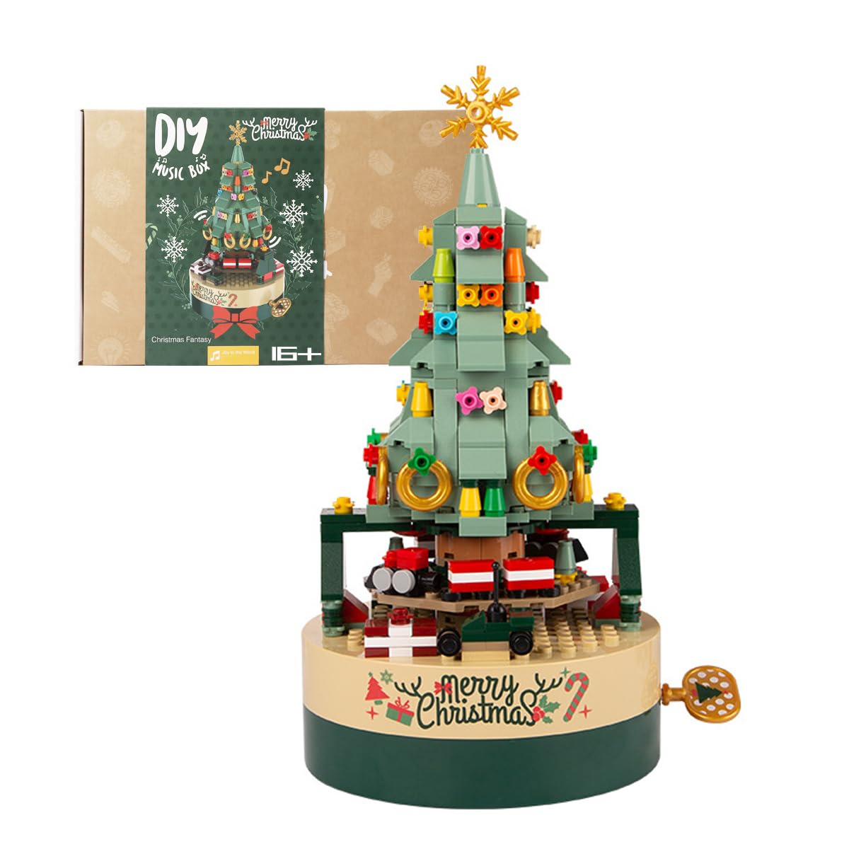 Christmas Tree Rotating Music Box