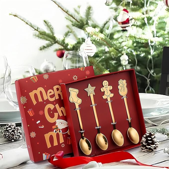 Xmas Stainless Spoon Set