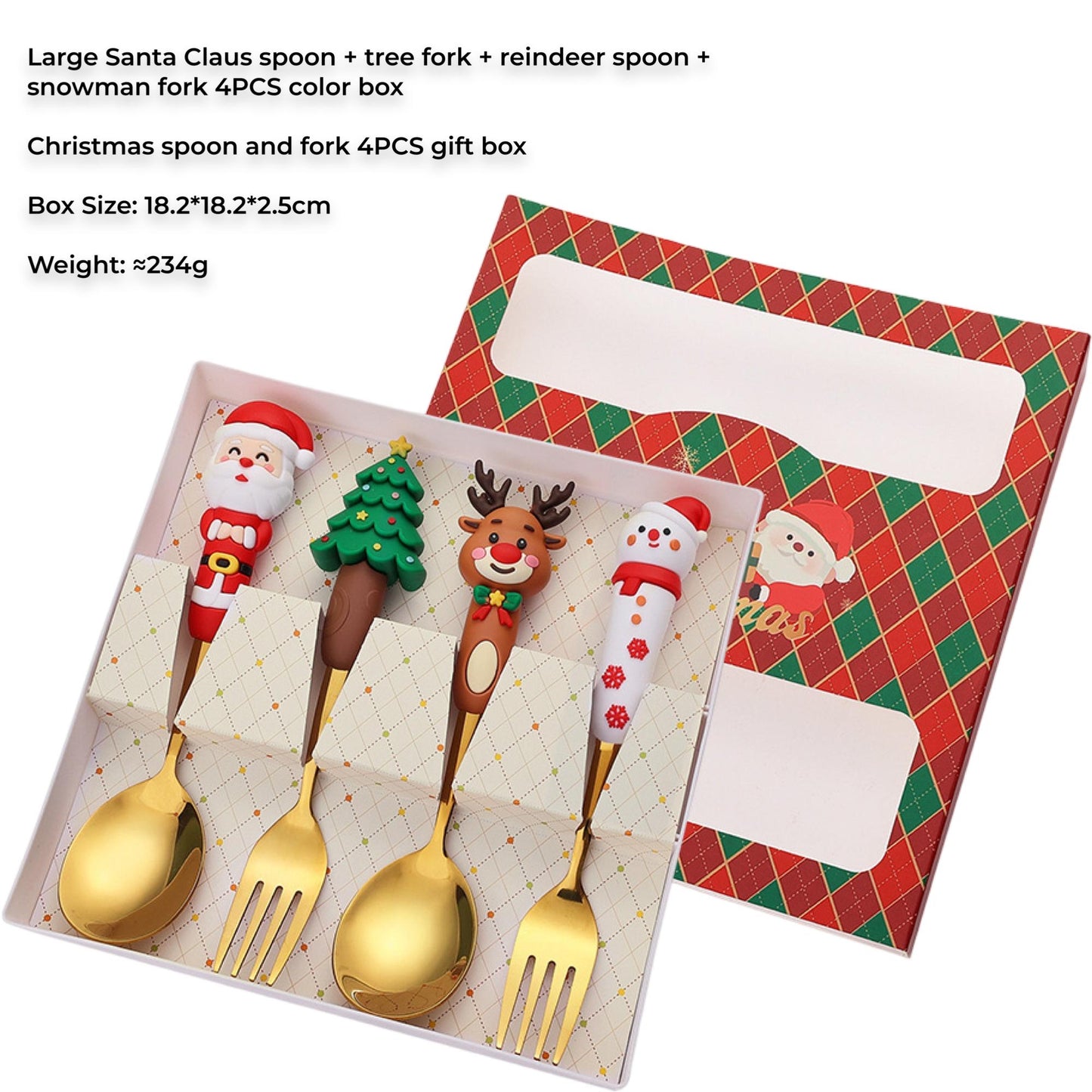 Christmas Cutlery Stainless Steel Set Category B