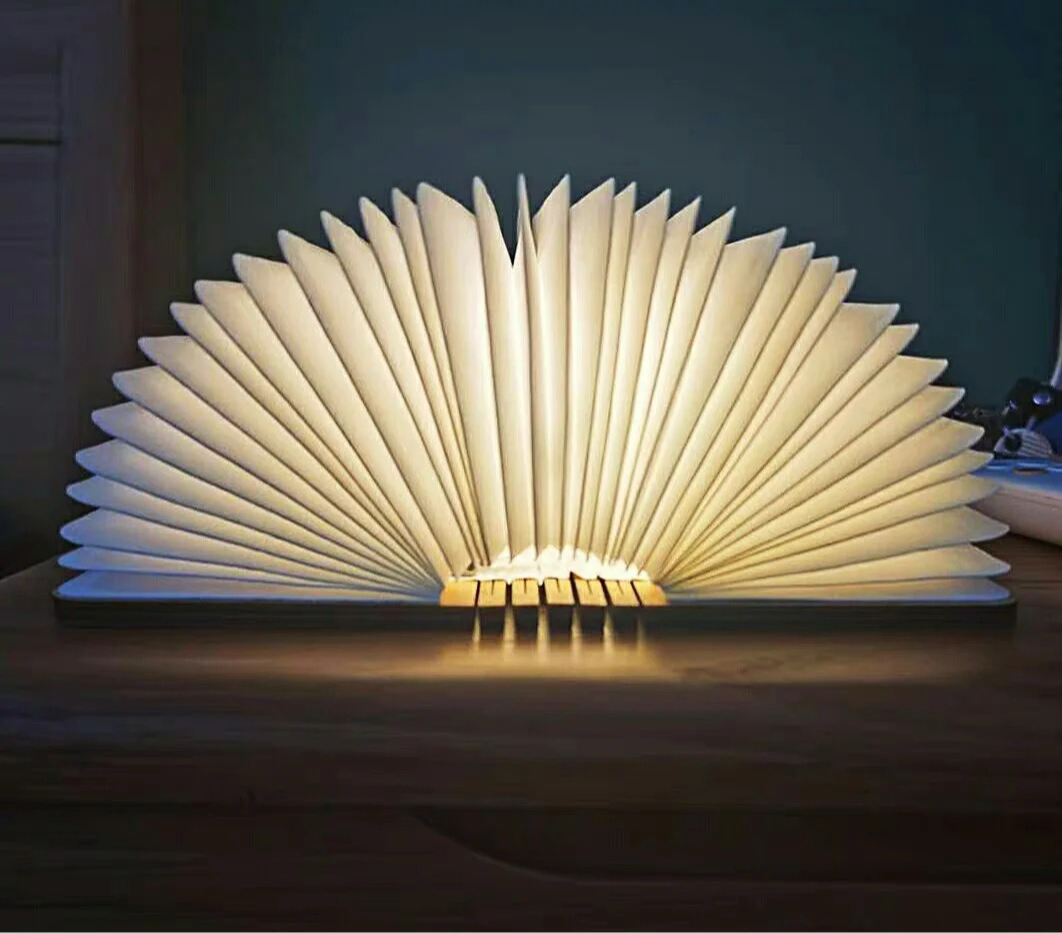 European Book Lamp