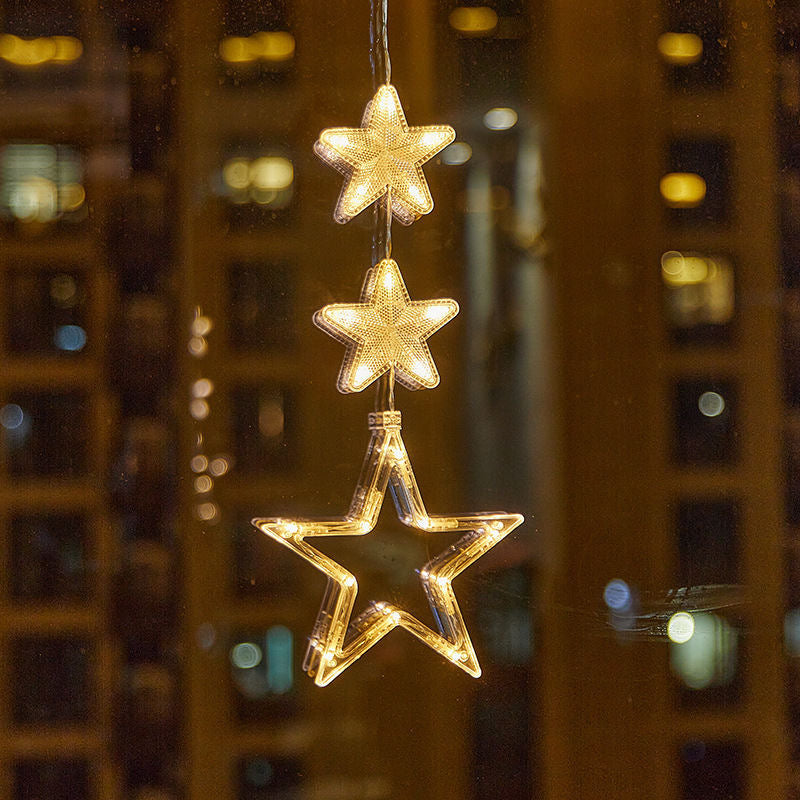 Christmas Window Light with Suction Cup