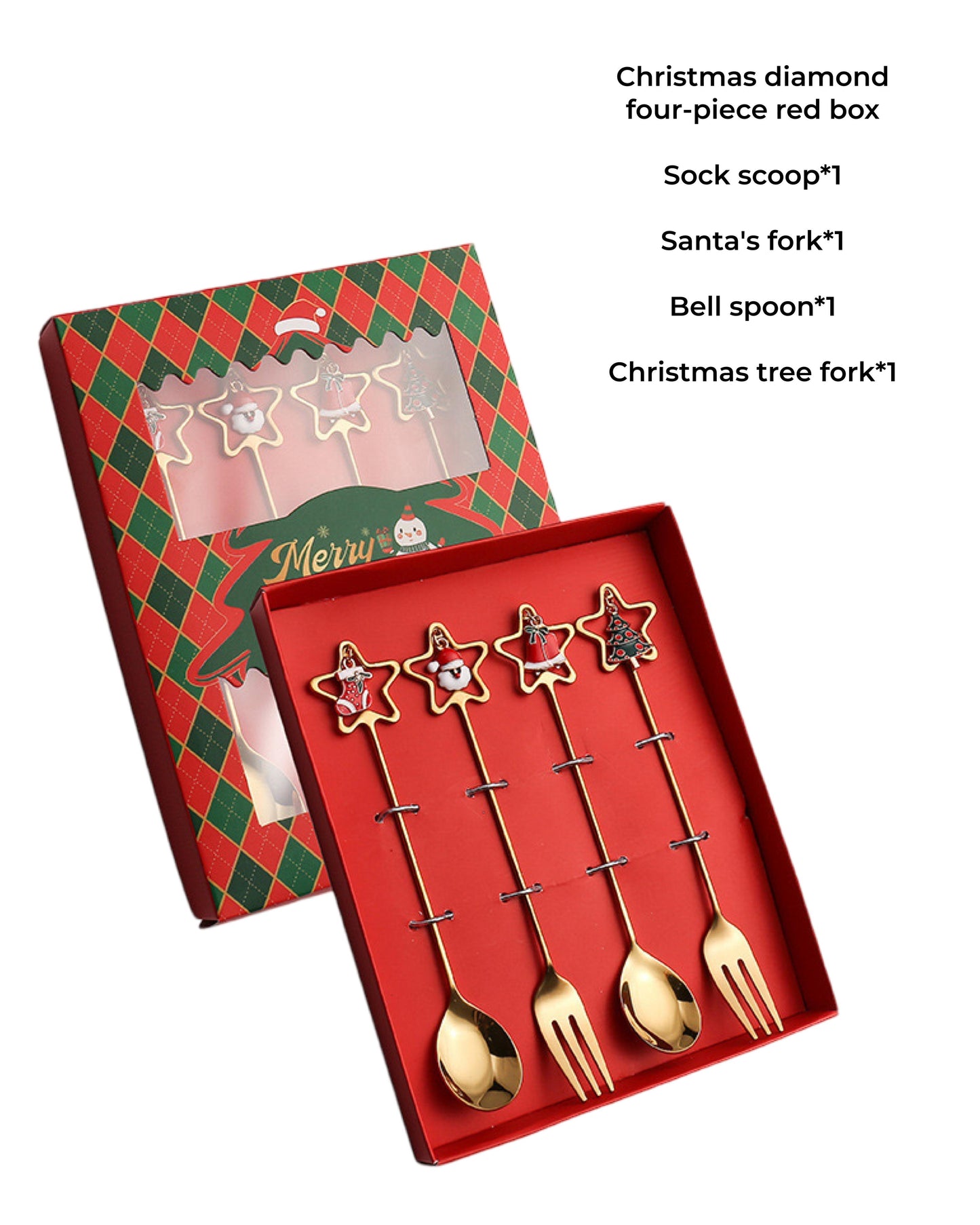 Christmas Cutlery Stainless Steel Set Category B